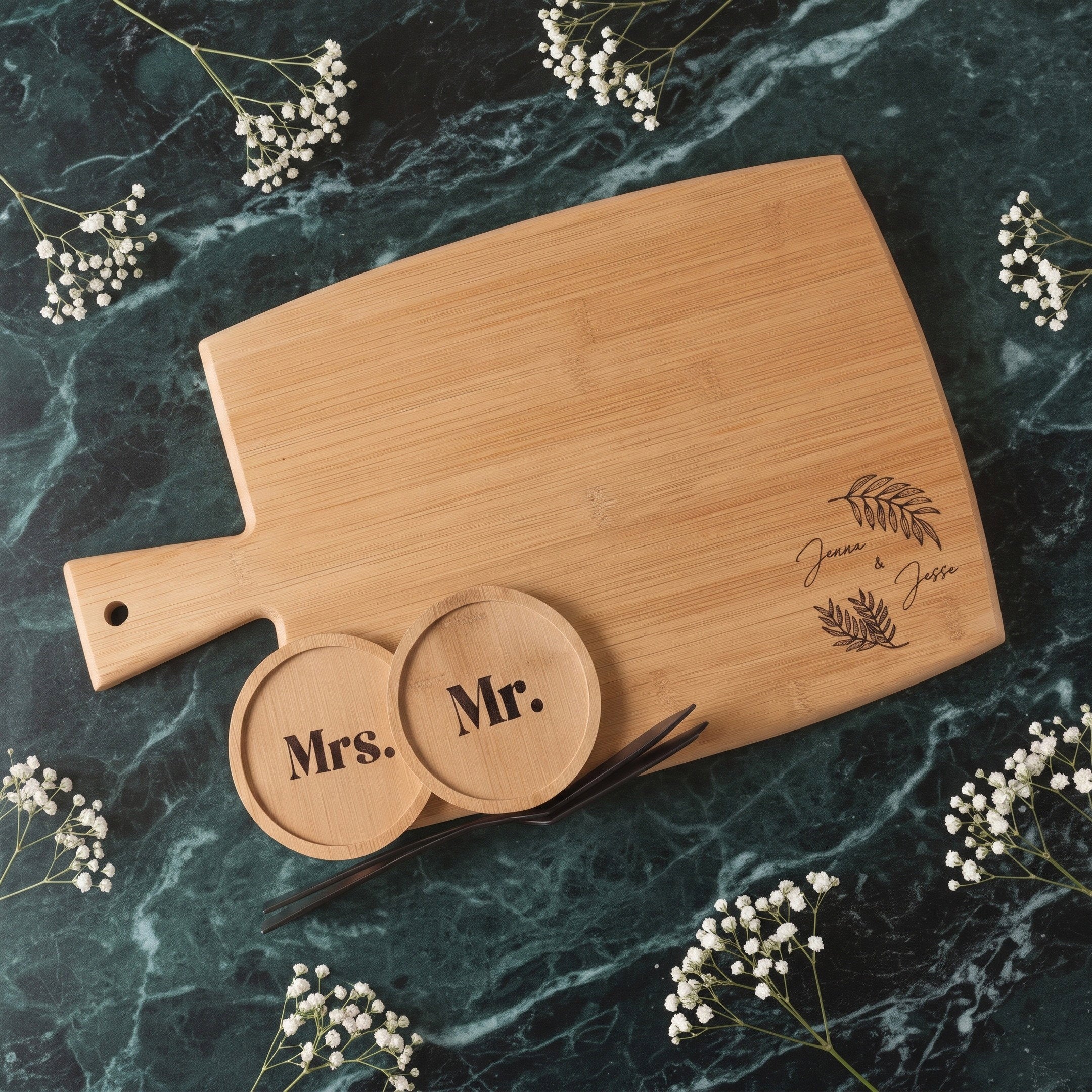 Charcuterie Board Set (Handle)